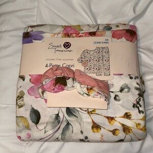 NWT women’s plus size 4 piece capri pajama set.Size 3X floral sectet treasures